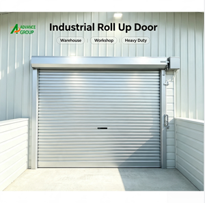 Porta Avvolgibile Industriale in Acciaio con Sistema Manuale e Chiusura Laterale, Serranda di Sicurezza Zincata per Magazzini e Officine - Product Image 2