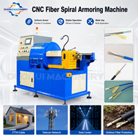 Machine de blindage spirale à fibre optique CNC pour la production de conduites de câbles de commande flexibles pour véhicules à double propulsion et motos