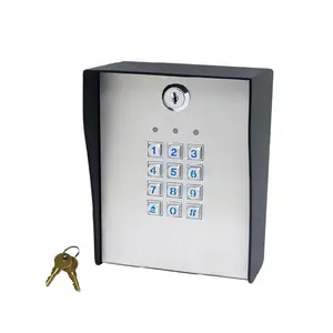 Control de Acceso de tarjeta inteligente, lector de teclado independiente impermeable, Wifi, teclado azul LED, entrada de puerta de casa y oficina, 3 NC/sin relé