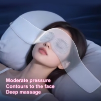 Masque de sommeil lesté, design 100% occultant, masque pour les yeux avec billes de verre