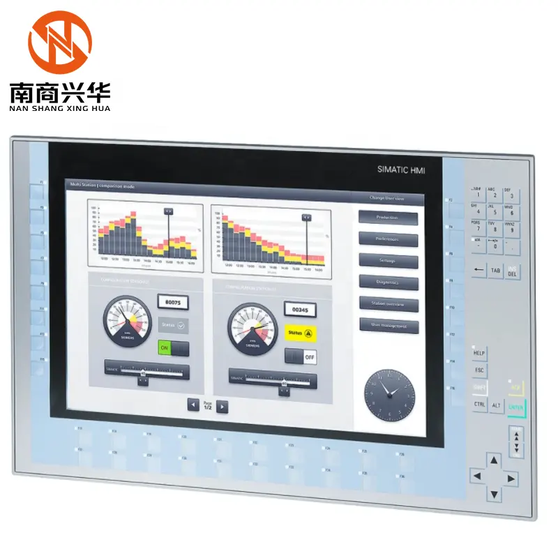 Nieuwe Originele 6av2124-1qc02-0ax1 Hmi Touchscreen 6av2124 Serie 15.4 In Display Tft