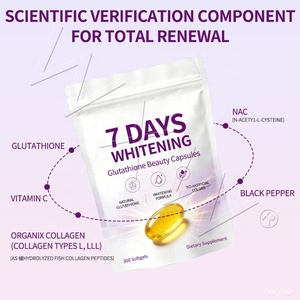 Kapsul Kecantikan Kolagen <span class=keywords><strong>Glutathione</strong></span> Harga Terjangkau, Softgel Pemutih Kulit 7 Hari untuk Mencerahkan dan Melembapkan Kulit - Product Image 2