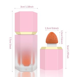 Lip Eye Cheek 11 Colors Natural Long-lasting Waterproof Cheek pink Makeup Vegan <b>Liquid</b> Blush Private Label - Product Image 2