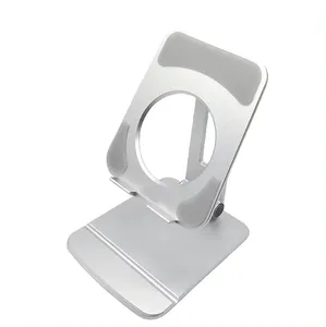 CNC Customizable Adjustable Cell Phone Stand Aluminum Desktop Phone Dock Holder Compatible with Phone and coffee filter