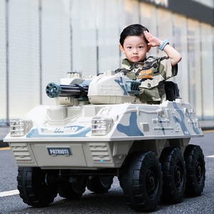 Voiture électrique pour enfants, char à six roues pour garçons, char blindé pour bébés, char blindé pour adultes, <span class=keywords><strong>jouet</strong></span> télécommandé pour enfants - Product Image 4