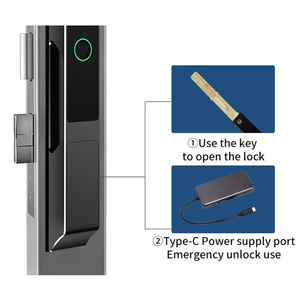 Serratura Intelligente Tuya TTlock Slim Wifi Impermeabile con Riconoscimento Facciale 3D, Password e Impronta Digitale per Porte Scorrevoli - Product Image 6