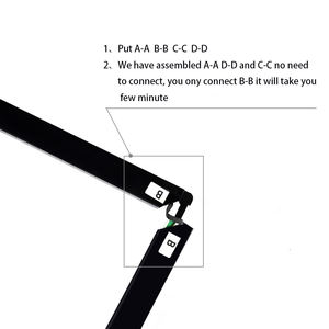 LED/LCD TV için 43 inç ir dokunmatik ekran çerçevesi çerçeve yerleşimi kitleri - Product Image 2