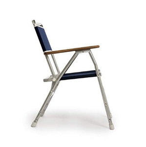 Xiamen Sunshine Marine Chaise longue Bleu Marine Bateau Chaise Pliante Rembourrée En Acier Inoxydable Anodisé Chaise À Vendre - Product Image 6