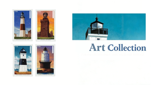 Etiquetas de Sellos Permanentes, Etiquetas Postales con la Bandera de EE. UU., Faroles del Atlántico Medio <span class=keywords><strong>2021</strong></span>, Servicio Postal de Estados Unidos, Pegatinas de Sellos de EE. UU. - Product Image 6