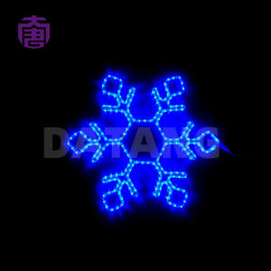 Décorations lumineuses flocon de neige personnalisées, étanches IP65, en promotion, pour Diwali et Noël. - Product Image 2