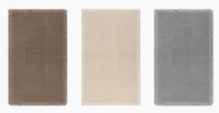 Tapis de bain antidérapant en tissu gaufré 100% polyester