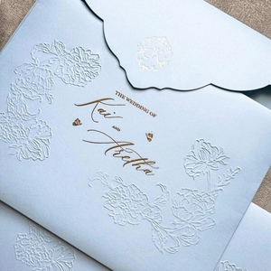 Invitaciones <span class=keywords><strong>de</strong></span> Boda Personalizadas al por Mayor, Diseño <span class=keywords><strong>de</strong></span> Logotipo Personalizado para Distribuidores Internacionales y Proveedores Minoristas - Product Image 1