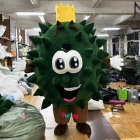Costume de mascotte gonflable en peluche de fruits, durian, raisin, citron, poire, costumes gonflables pour la publicité
