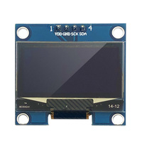 Módulo de Pantalla OLED IIC I2C SPI de 4 Pines y 1.3 Pulgadas, Placa de Pantalla OLED de 128x64 SH1106, Pantalla OLED Blanca/Azul Compatible con Arduino Raspberry PI