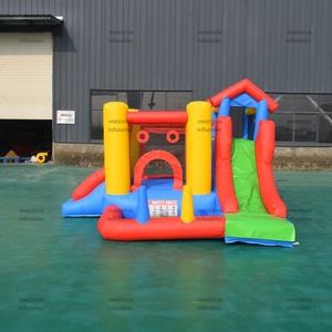 Mini château gonflable commercial en PVC pour tout-petits avec toboggan, petit château gonflable d'intérieur pour enfants pour jouer à la maison - Product Image 6