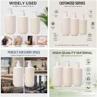 Bouteilles à pompe créatives en PET grande capacité en stock, contenants vides de 1000 ml pour shampoing, gel douche, lotion et après-shampoing