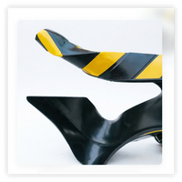 Nouvelle Bande de Protection d'Angle Mural Réfléchissante en Caoutchouc Souple Anti-Collision Taille Standard pour Parking, Garage, Entrepôt, Bus