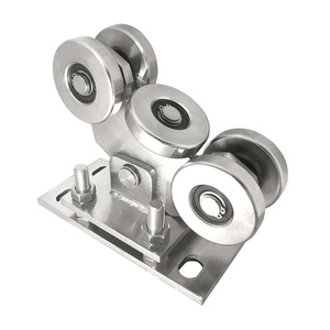 Roulette de poulie de porte en porte-à-faux galvanisée de haute qualité <span class=keywords><strong>pour</strong></span> système de porte mobile coulissante - Product Image 3