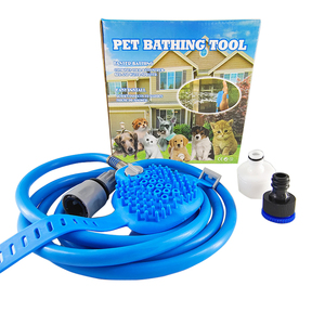 Fournitures de bain pour chien, pulvérisateur épurateur outil de toilettage pour animaux de compagnie brosse de bain pour chien tuyau de lavage avec accessoire de <span class=keywords><strong>douche</strong></span> - Product Image 5