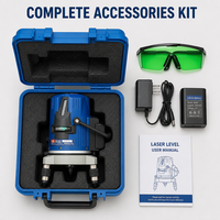 Niveau laser vert à 5 lignes FF06-41S, haute précision, auto-nivelant, niveau laser rotatif à 360°