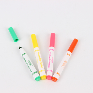 Hot Bán Jumbo Màu Nước Bút 10 Màu Sắc Có Thể Giặt Đánh Dấu Không Độc Hại Mực Siêu Tip Cảm Thấy Tip Cho Sinh Viên Trẻ Em Đóng Gói Thiết Lập - Product Image 5