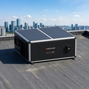 Unité de ventilation à double flux en acier inoxydable MIA 8000M3/H, rectangulaire, à économie d'énergie, <span class=keywords><strong>pour</strong></span> hôpital, escalier extérieur, <span class=keywords><strong>sous</strong></span>-<span class=keywords><strong>sol</strong></span> - Product Image 1