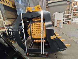 MONDE <span class=keywords><strong>Godet</strong></span> de criblage pour pierres et sable, utilisable sous l'eau ou sur le sol, avec écran de concassage et de criblage, pour excavatrice, <span class=keywords><strong>godet</strong></span> rotatif de nettoyage de sol - Product Image 3