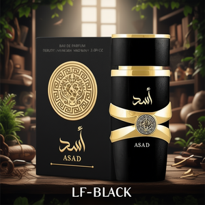 ASAD LF Black Eau De Parfum Spray Stile Arabo Formato Regolare Legnoso per Uomo Uso Quotidiano - Product Image 2