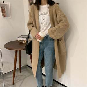 Street Style <b>Women's</b> Casual <b>Cardigan</b> Spring and Autumn Color Knitted Sweater <b>Women's</b> Sweater - Product Image 3