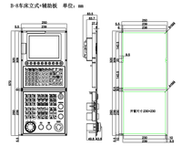 Nuevo Controlador CNC de Alta Precisión para Torno CNC de 3 Ejes con Pantalla LCD de 8 Pulgadas, Sistema RT Linux, 2GB de RAM/8GB de Programa y 3 Años de Garantía