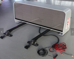 The full-color LED taxi roof <b>sign</b> <b>light</b> box advertising display screen is used for advertising on the roofs of cars and taxis - Product Image 2
