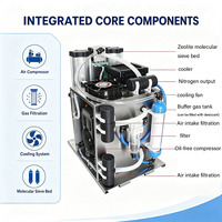 Máquina de Oxígeno PSA, Sistema Industrial de Generación de Oxígeno para Plantas de Tratamiento de Aguas Residuales