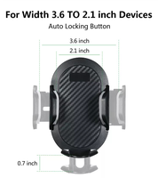 Nouveau Support Téléphone Voiture pour Tableau de Bord ou Pare-Brise, Fixation à Gravité à Ventouse pour iPhone et Android