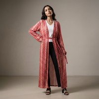 Robe longue élégante et modeste pour soirée, coupe droite, manches longues, style kaftan, pour femme, collection 2026