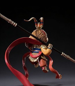 Figura Personalizable de Sun Wukong en Cobre BZY, Decoración para el Hogar y la Oficina, Regalo Comercial y Festivo, con Bastón Dorado - Product Image 6
