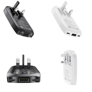 Productos Más Vendidos 2026, Adaptador de Viaje Ultra Delgado y Rápido, <span class=keywords><strong>Cargador</strong></span> PD GaN, <span class=keywords><strong>Cargador</strong></span> de Pared USB C Plegable de 65W con Enchufe para Reino Unido, para Laptop - Product Image 1