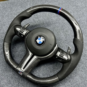Volant en cuir à performances améliorées pour BMW Série 3 (320, 325, M3, F30, F35) et Série 5 (G3) – Accessoire automobile modifié en fibre de carbone - Product Image 2