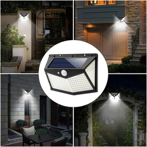 Đèn tường LED & chống nước IP65 cảm biến ánh sáng vườn nhà để xe sân sau an ninh Đèn năng lượng mặt trời 6000K ánh sáng ban ngày Bảo hành 3 năm - Product Image 6