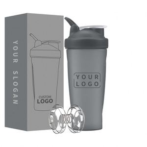 Botella Mezcladora de 600ml para Gimnasio y Fitness, para Batidos de Proteínas, para Beber Directamente, para Viajes, Apta para Agua Hirviendo - Product Image 1