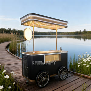 Machine à faire des rouleaux frits au yaourt glacé congelé 2025, chariot à glace molle commercial - Product Image 4