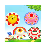 Chapeau de paille de peinture Graffiti fait à la main pour enfants chapeau de soleil paquet cadeau bricolage créatif pour livraison directe nouveauté cadeau pour les enfants