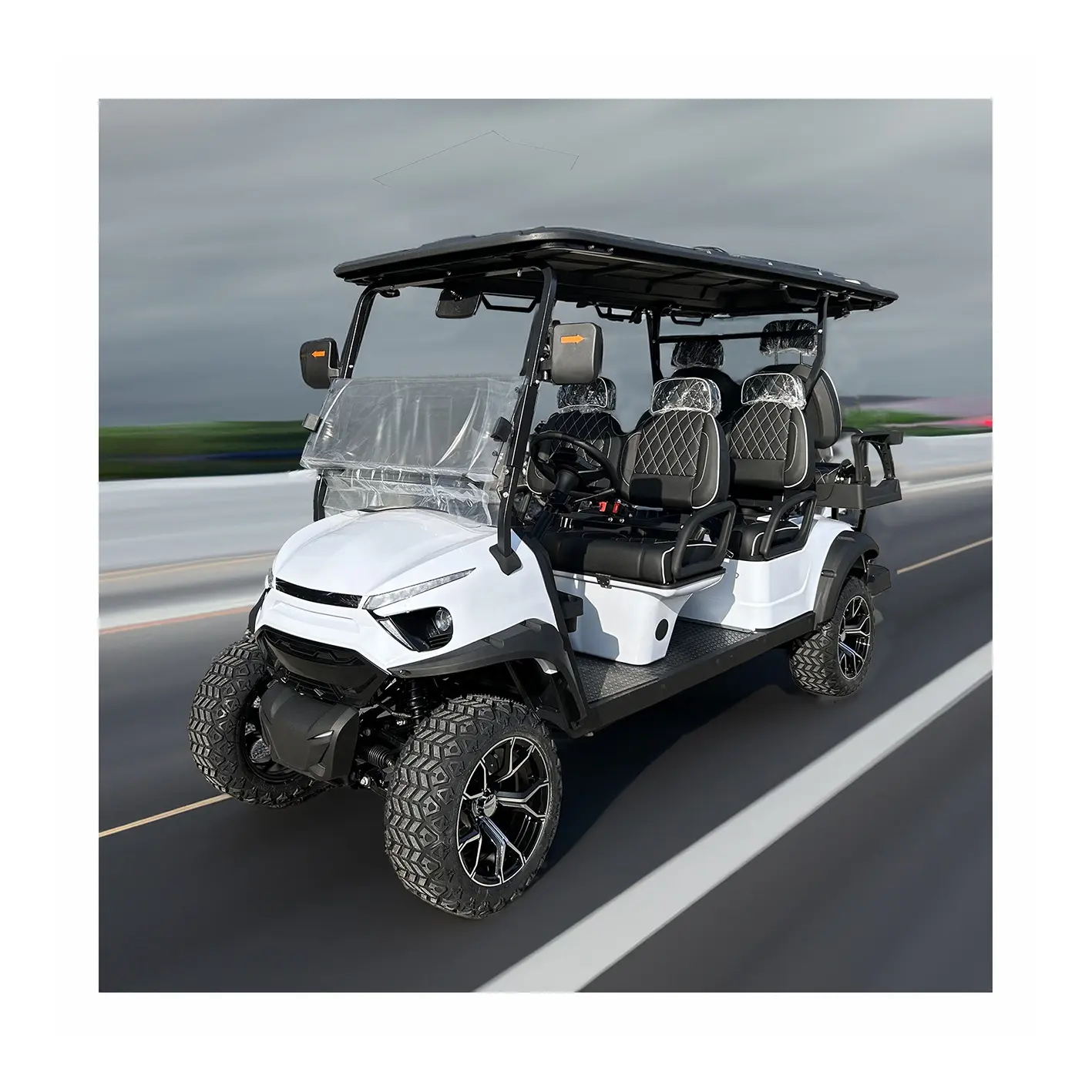 2023ใหม่ได้รับการออกแบบราคาโรงงานหรูหราที่ทันสมัย6คนไฟฟ้า Ezgo รถกอล์ฟ6ที่นั่ง