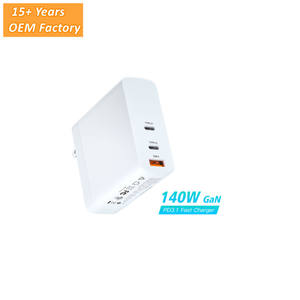 Оптовая продажа 140 Вт дорожный USB-A C Международный для мобильного телефона портативный адаптер питания быстрой зарядки типа C настенное зарядное устройство - Product Image 2