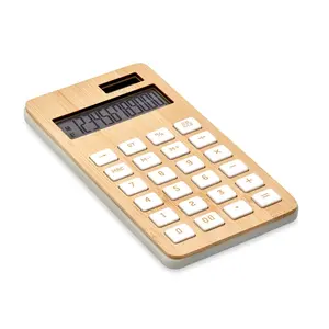 Calculadora de Bambú CALCUBIM, Gadget Ecológico, Modelo Chino 37133_MO6216 - Product Image 3