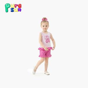 Puresun Boutique Cotton Children <strong>Kids</strong> <strong>Clothes</strong> Outfits Wholesale Custom Toddler Girls <strong>Clothes</strong> Sets - Product Image 3