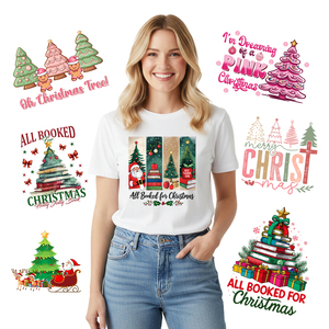 ฟิล์มพิมพ์ลายด้วยความร้อนสามารถซักได้ลายการ์ตูน DTF ถ่ายเทความร้อนสำหรับคริสต์มาสบนเสื้อผ้า - Product Image 1