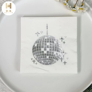Serviettes en papier jetables haut de gamme, estampées or en forme de planètes, pour hôtels, restaurants, célébrations et anniversaires - Product Image 4