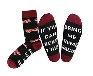 Se riesci a leggere questo non chiedermi di alzarmi regalo per la festa del papà divertenti calzini Unisex elastici in cotone da uomo - Product Image 5