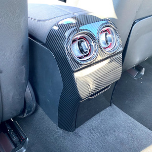 Mercedes-Benz C-Class W206 Armrest Box Air Vent Cover Carbon Fiber Style Luxury Interior Modification Part 304AB - Product Image 2