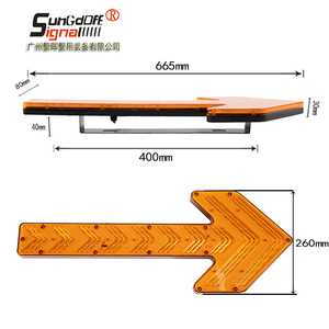 <span class=keywords><strong>Seguridad</strong></span> Amarillo 66,5 cm LED Flecha Luz Larga Distancia Visual Resistencia al envejecimiento Producto de advertencia de tráfico - Product Image 3